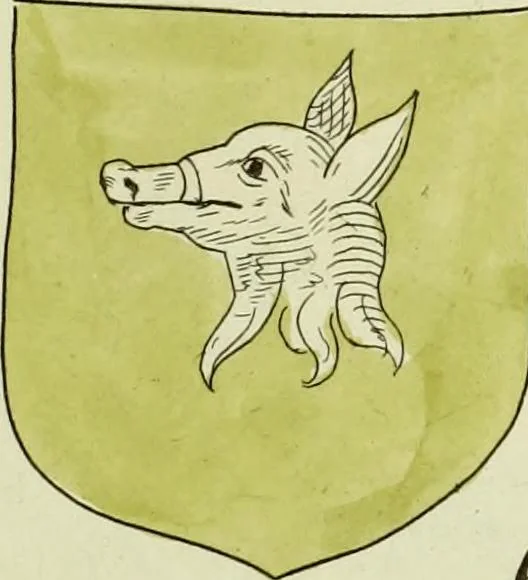 An illustration from Fac simile of an ancient heraldic manuscript, 1822, leaf 263