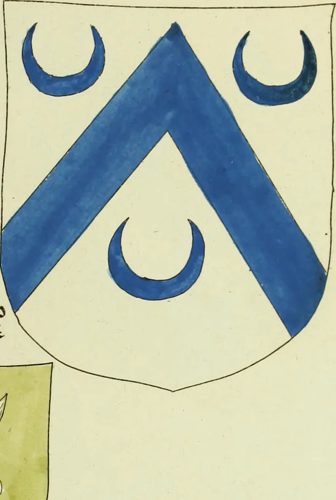 An illustration from Fac simile of an ancient heraldic manuscript, 1822, leaf 263