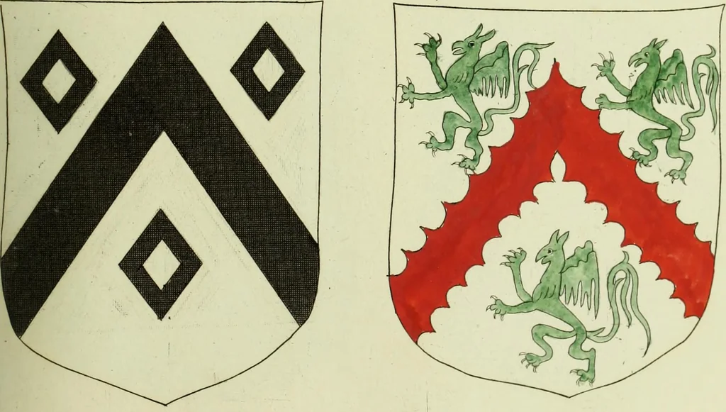 An illustration from Fac simile of an ancient heraldic manuscript, 1822, leaf 263