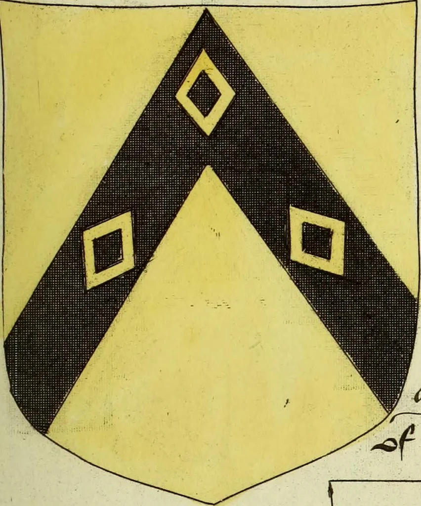 An illustration from Fac simile of an ancient heraldic manuscript, 1822, leaf 267