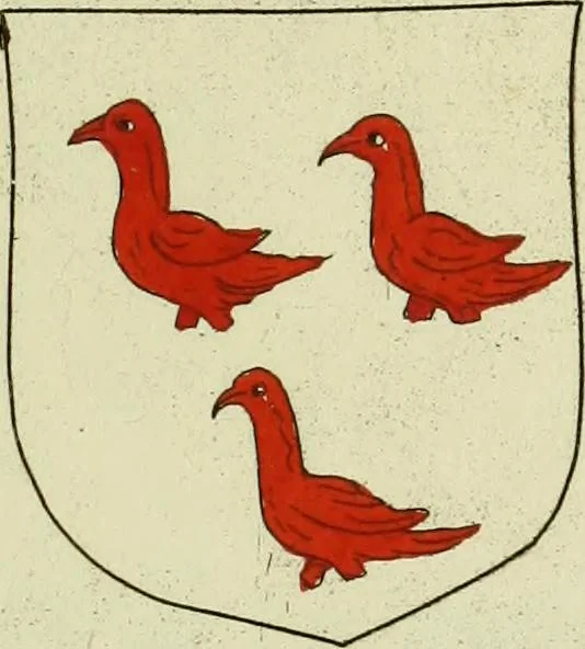 An illustration from Fac simile of an ancient heraldic manuscript, 1822, leaf 267
