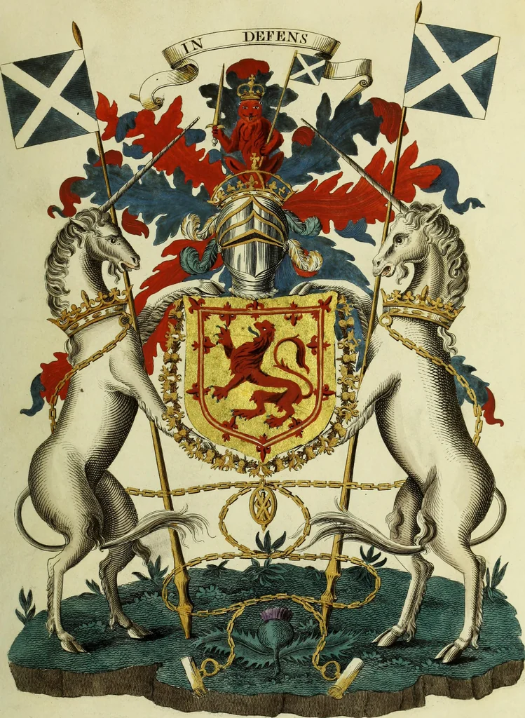An illustration from Fac simile of an ancient heraldic manuscript, 1822, leaf 27