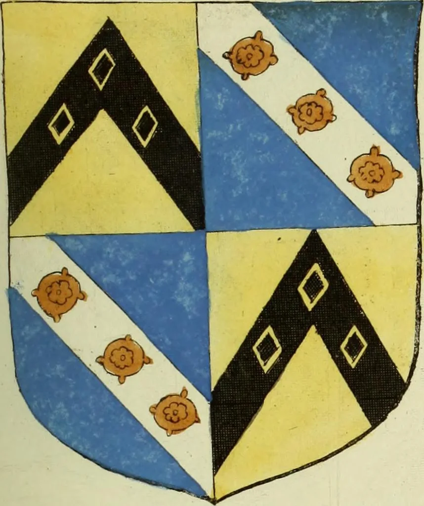 An illustration from Fac simile of an ancient heraldic manuscript, 1822, leaf 275