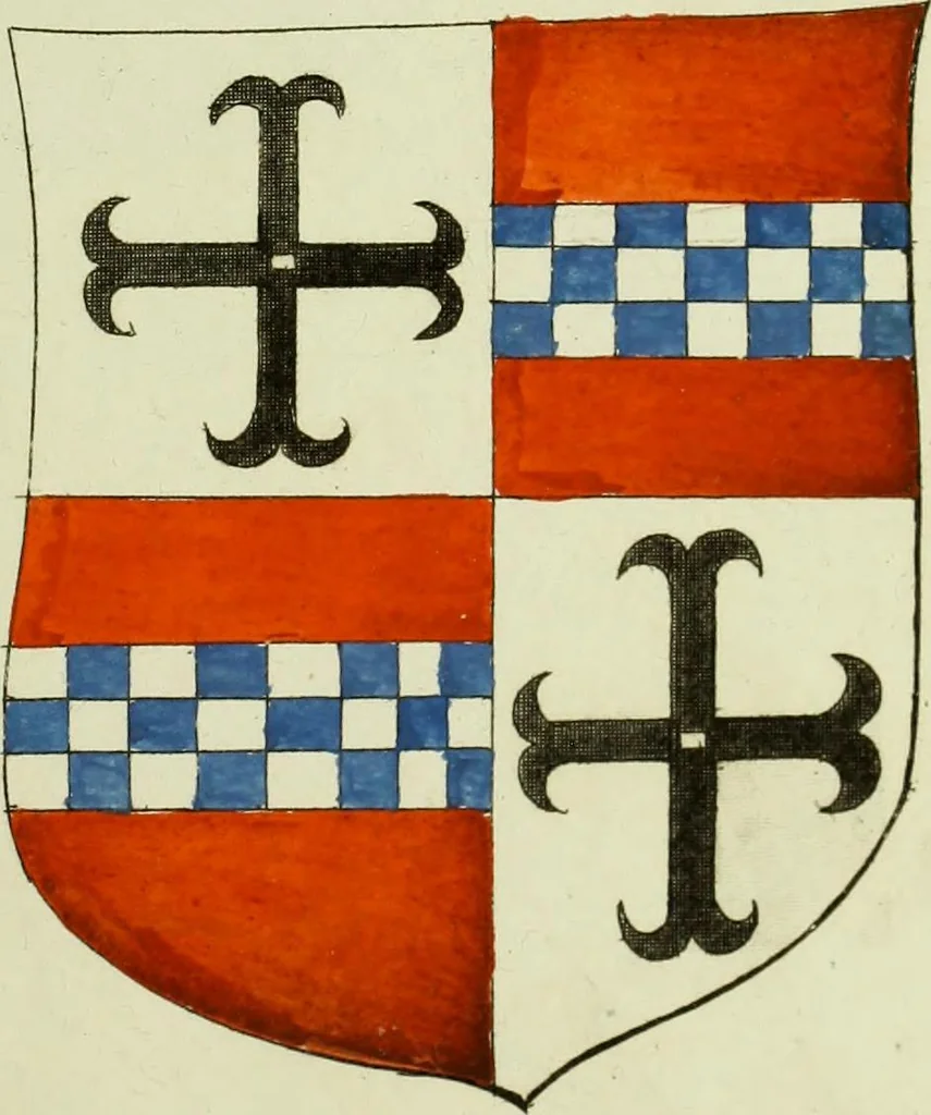 An illustration from Fac simile of an ancient heraldic manuscript, 1822, leaf 279