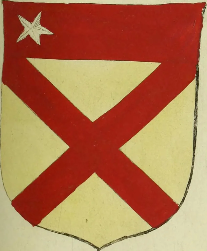 An illustration from Fac simile of an ancient heraldic manuscript, 1822, leaf 287