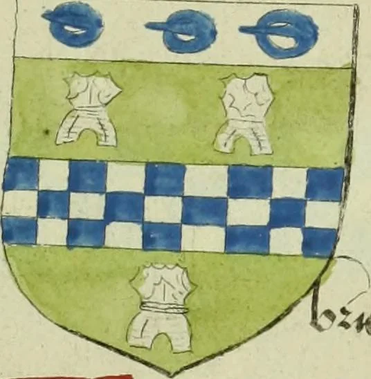 An illustration from Fac simile of an ancient heraldic manuscript, 1822, leaf 287