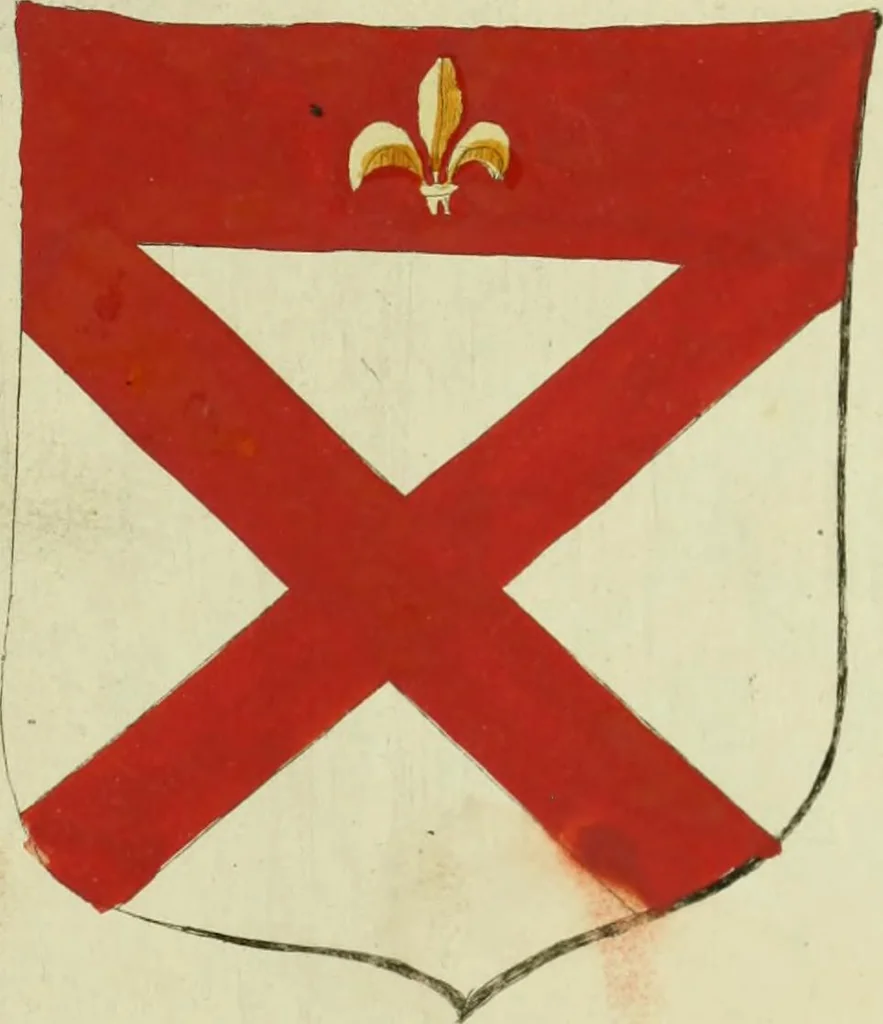 An illustration from Fac simile of an ancient heraldic manuscript, 1822, leaf 287