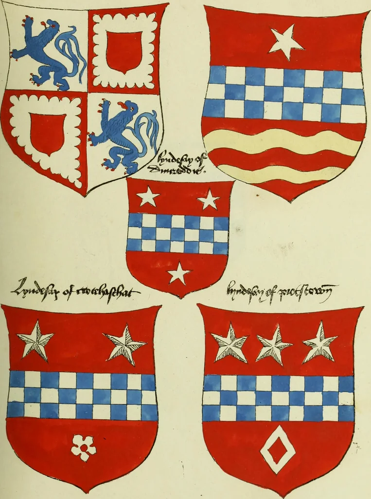 An illustration from Fac simile of an ancient heraldic manuscript, 1822, leaf 291