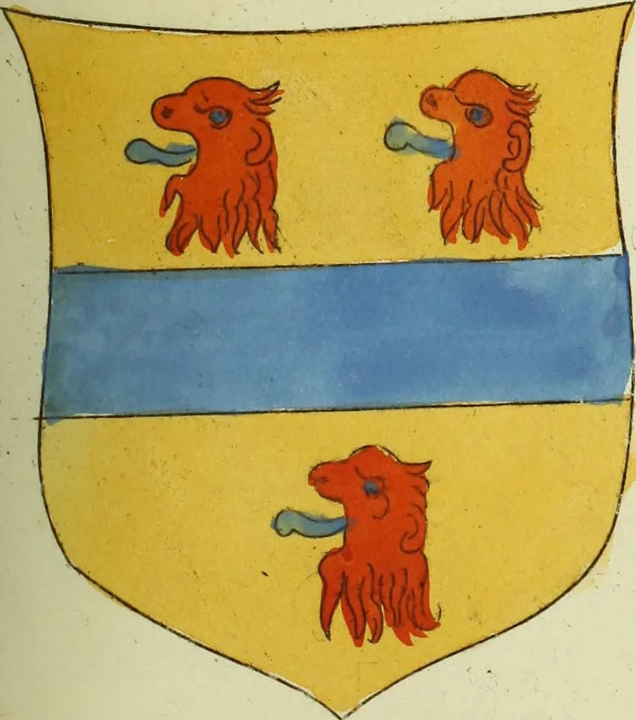 An illustration from Fac simile of an ancient heraldic manuscript, 1822, leaf 305