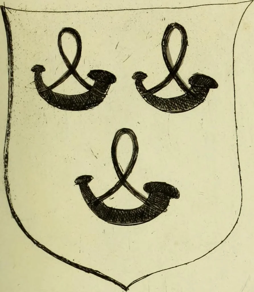 An illustration from Fac simile of an ancient heraldic manuscript, 1822, leaf 317