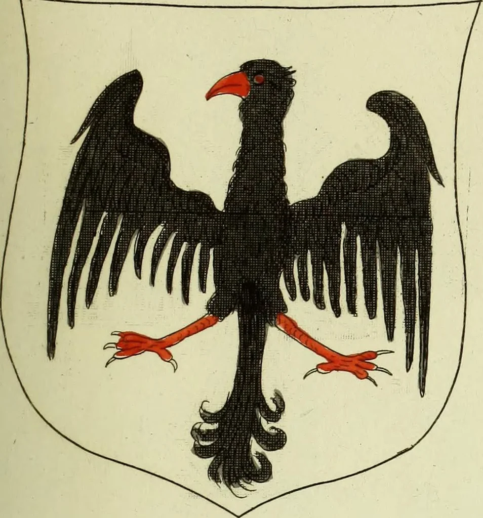 An illustration from Fac simile of an ancient heraldic manuscript, 1822, leaf 321