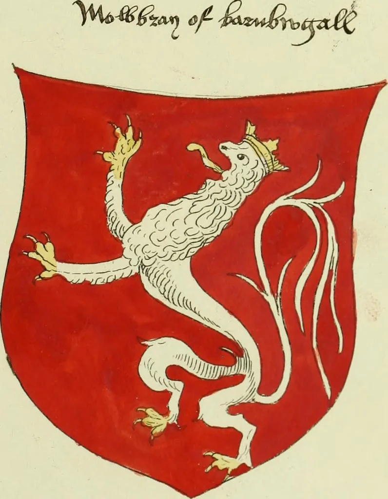 An illustration from Fac simile of an ancient heraldic manuscript, 1822, leaf 321