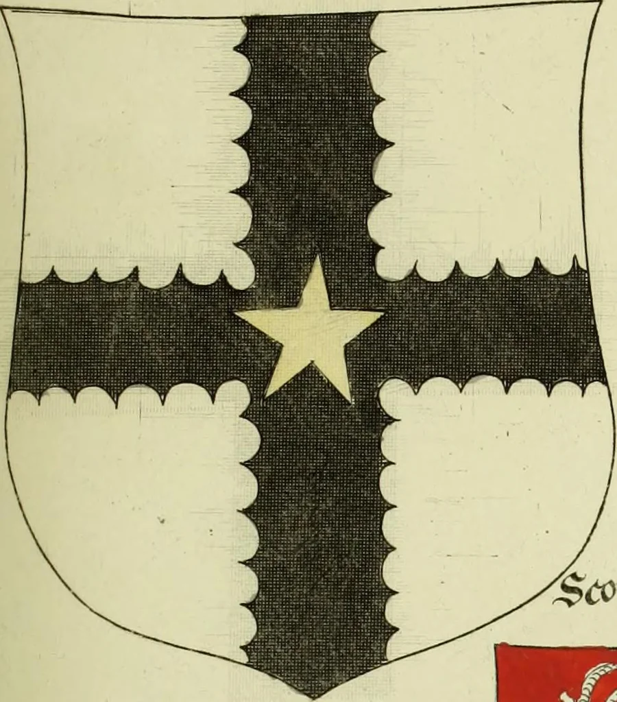An illustration from Fac simile of an ancient heraldic manuscript, 1822, leaf 325