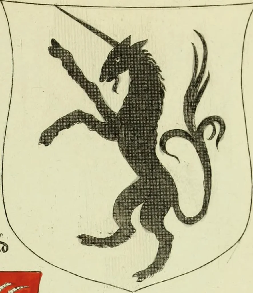 An illustration from Fac simile of an ancient heraldic manuscript, 1822, leaf 325