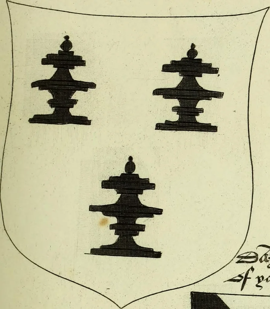 An illustration from Fac simile of an ancient heraldic manuscript, 1822, leaf 329