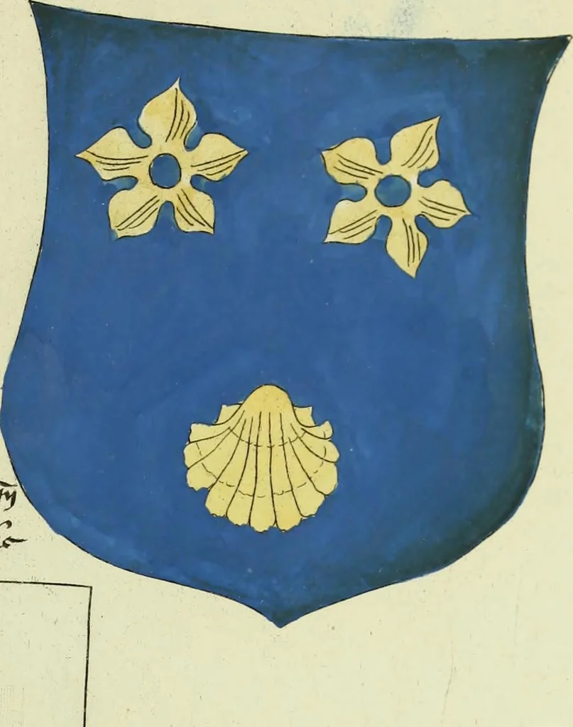 An illustration from Fac simile of an ancient heraldic manuscript, 1822, leaf 329