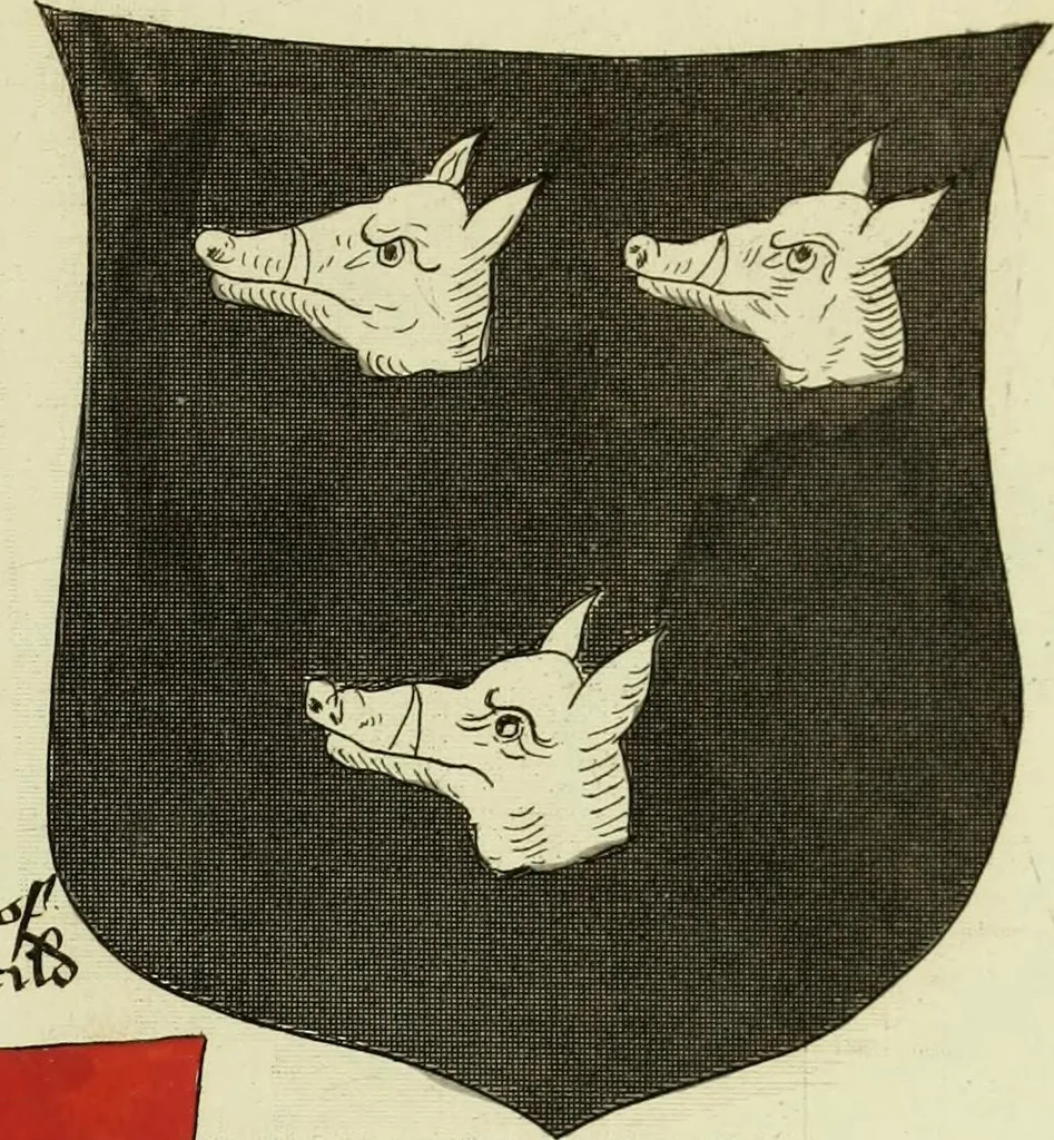 An illustration from Fac simile of an ancient heraldic manuscript, 1822, leaf 331