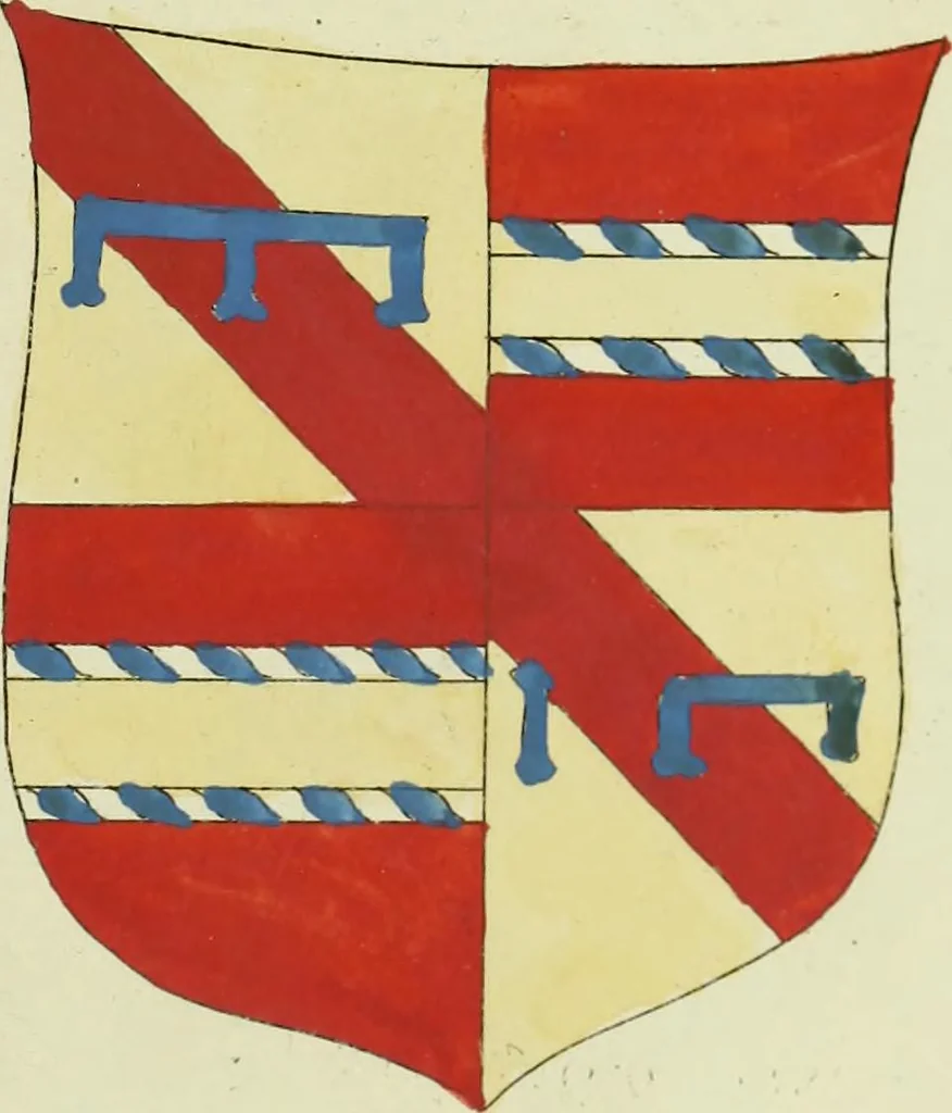 An illustration from Fac simile of an ancient heraldic manuscript, 1822, leaf 331