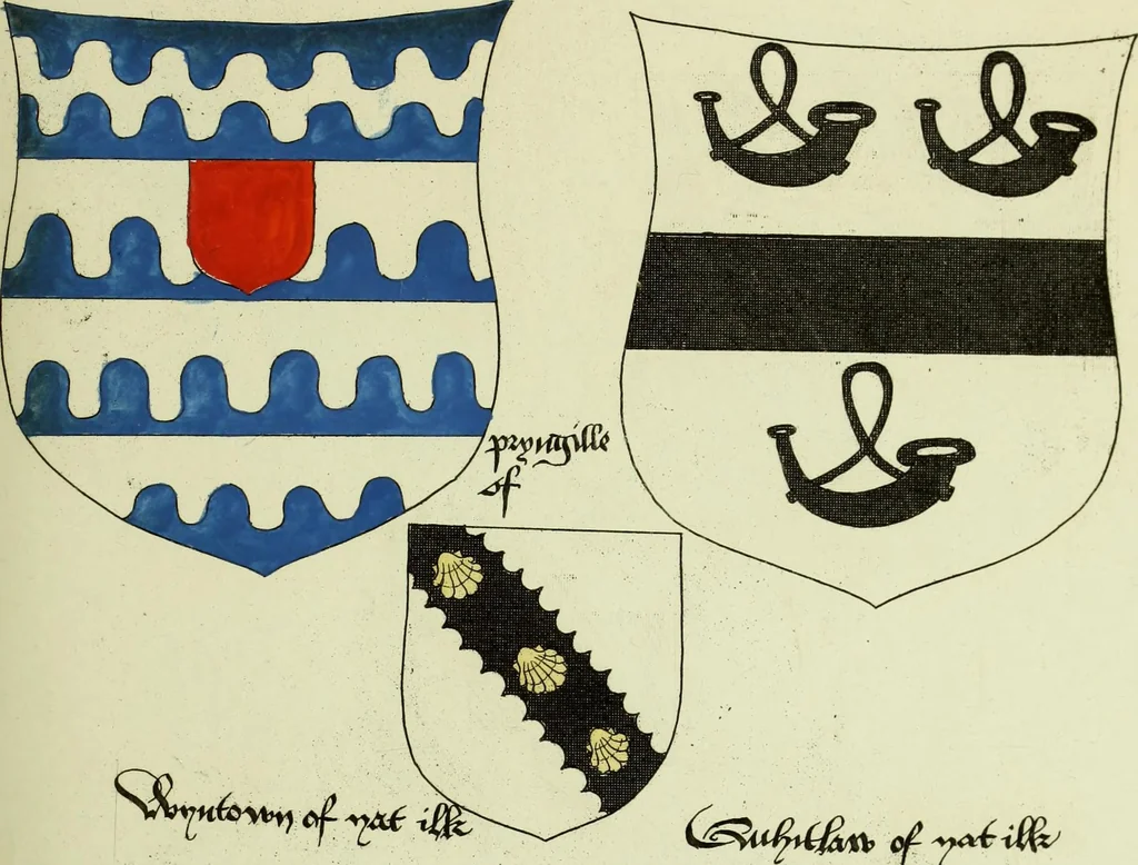 An illustration from Fac simile of an ancient heraldic manuscript, 1822, leaf 335