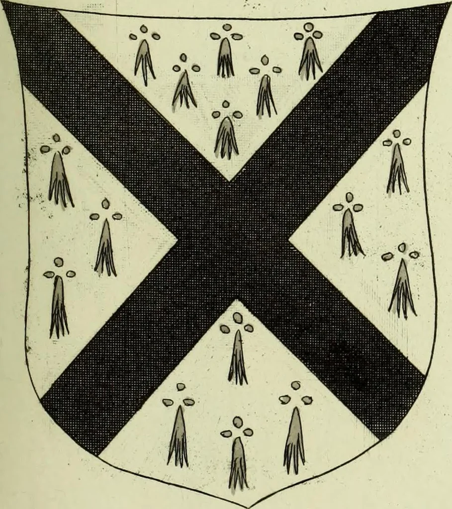 An illustration from Fac simile of an ancient heraldic manuscript, 1822, leaf 335