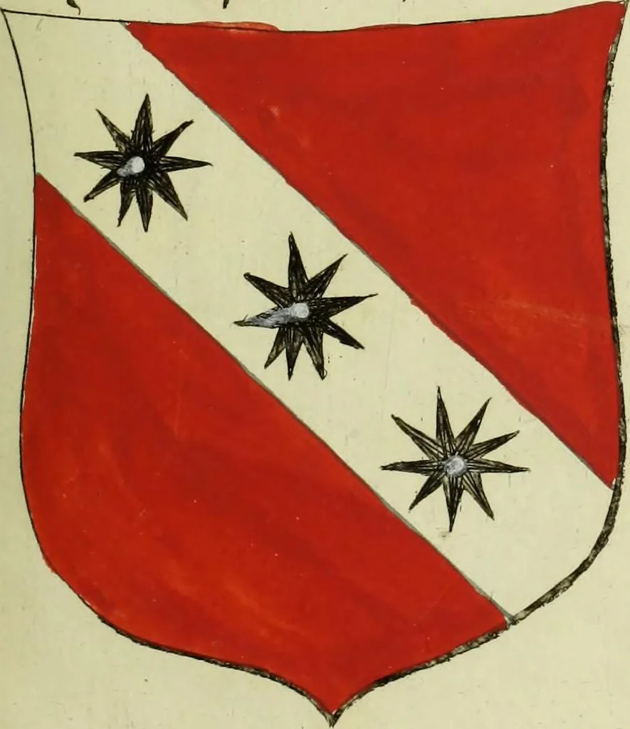 An illustration from Fac simile of an ancient heraldic manuscript, 1822, leaf 343