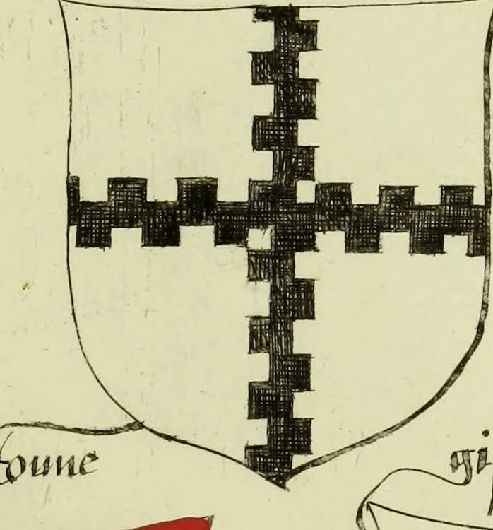 An illustration from Fac simile of an ancient heraldic manuscript, 1822, leaf 343