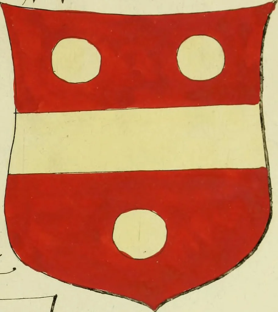 An illustration from Fac simile of an ancient heraldic manuscript, 1822, leaf 343