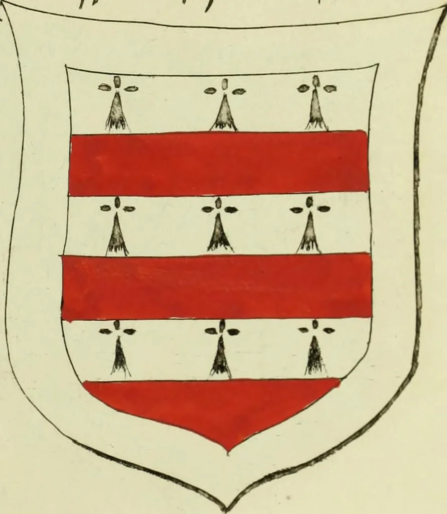An illustration from Fac simile of an ancient heraldic manuscript, 1822, leaf 343