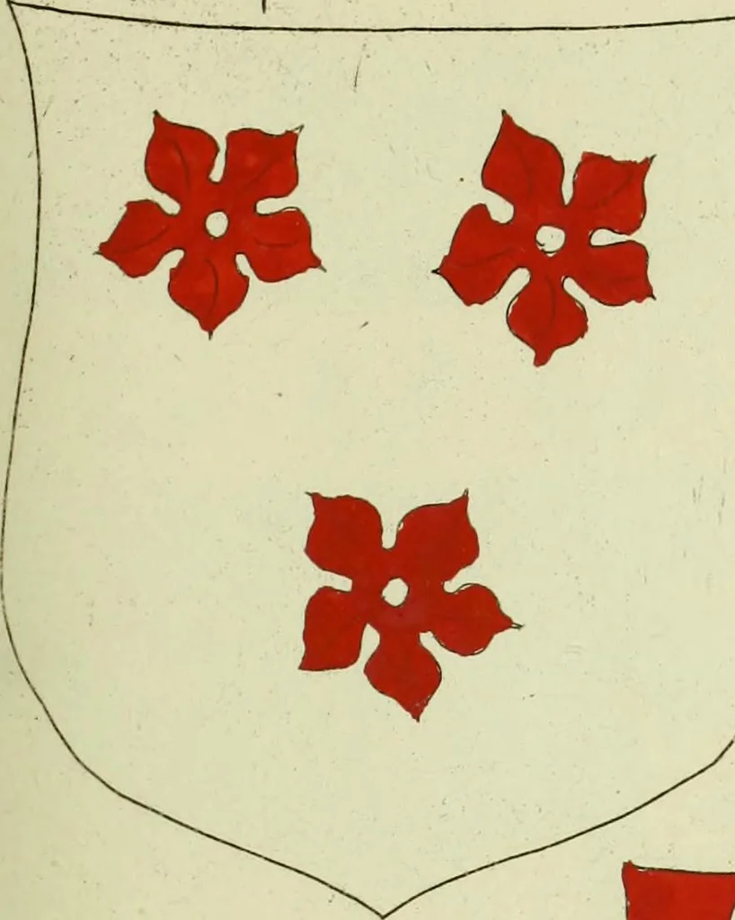 An illustration from Fac simile of an ancient heraldic manuscript, 1822, leaf 347