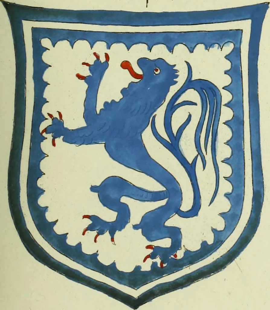An illustration from Fac simile of an ancient heraldic manuscript, 1822, leaf 347