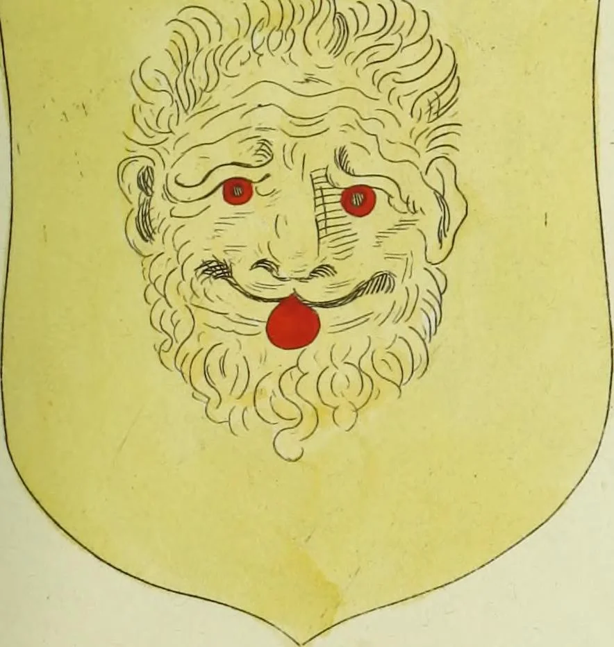 An illustration from Fac simile of an ancient heraldic manuscript, 1822, leaf 351