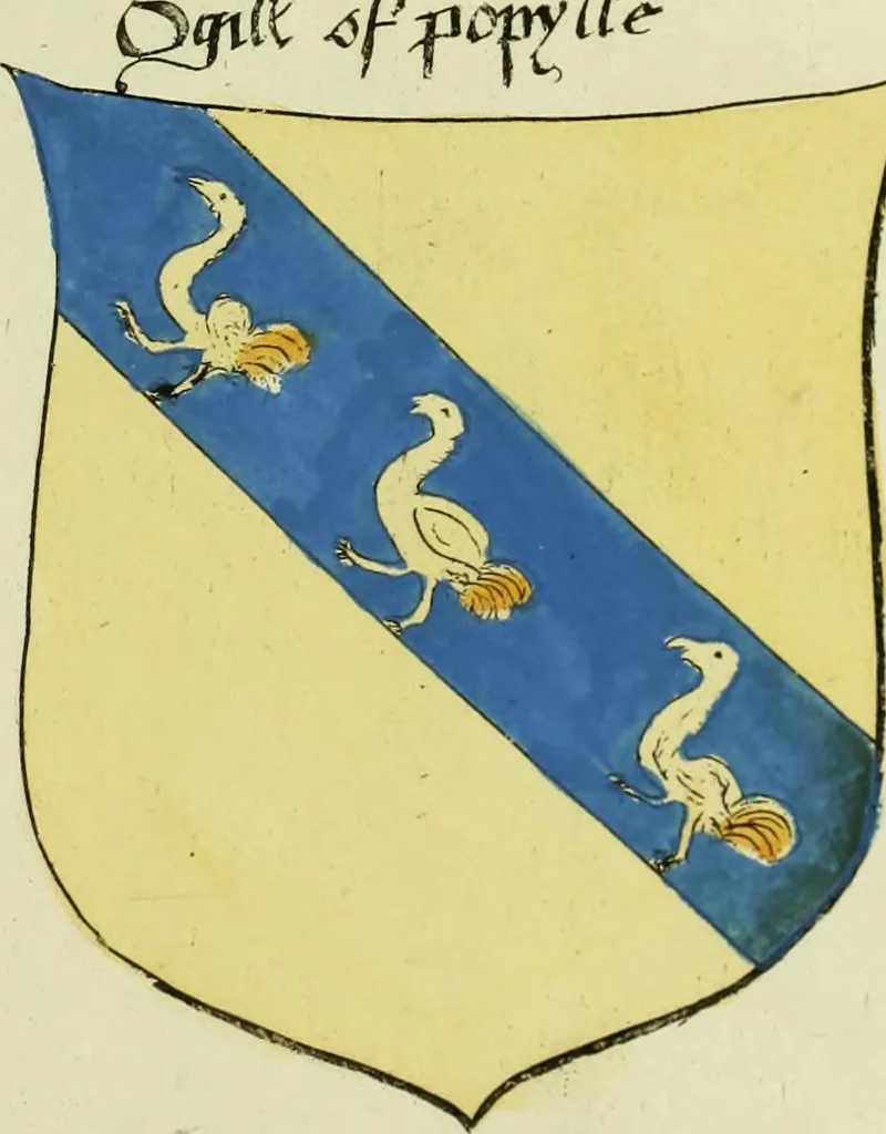 An illustration from Fac simile of an ancient heraldic manuscript, 1822, leaf 355