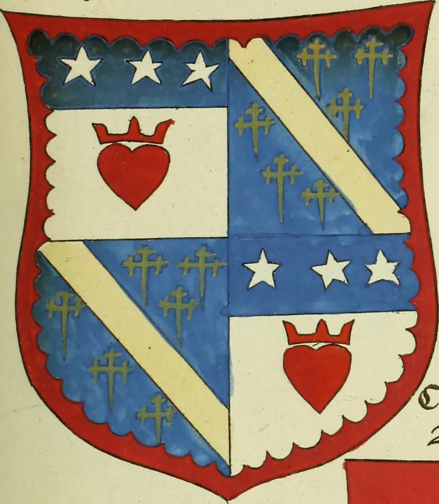 An illustration from Fac simile of an ancient heraldic manuscript, 1822, leaf 365