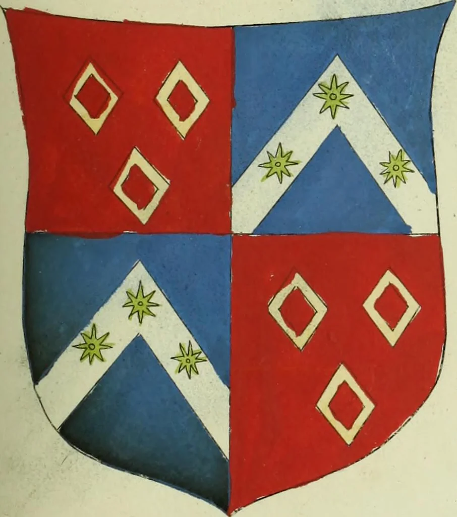 An illustration from Fac simile of an ancient heraldic manuscript, 1822, leaf 369