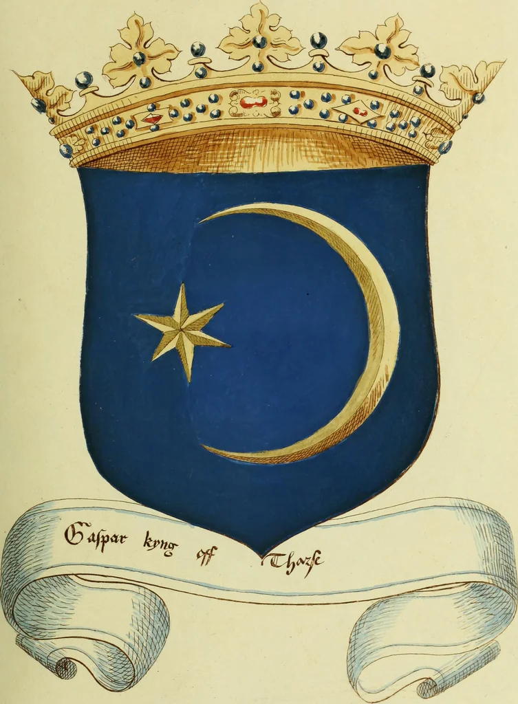 An illustration from Fac simile of an ancient heraldic manuscript, 1822, leaf 37