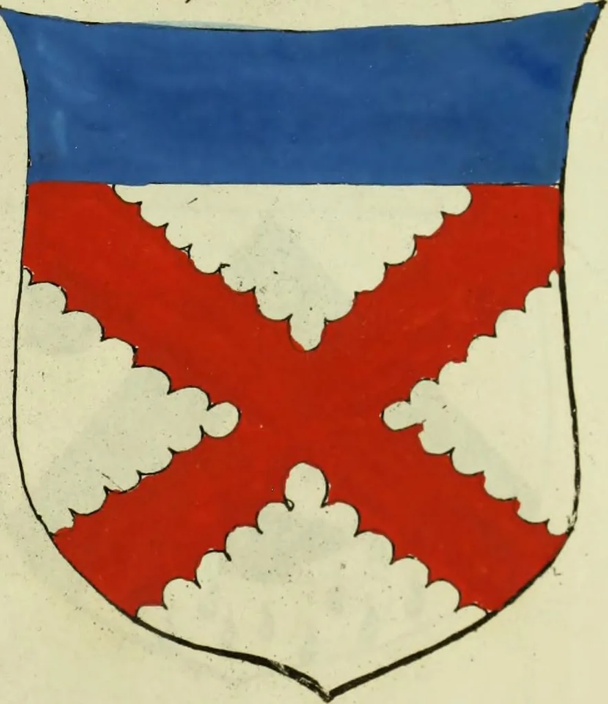 An illustration from Fac simile of an ancient heraldic manuscript, 1822, leaf 373