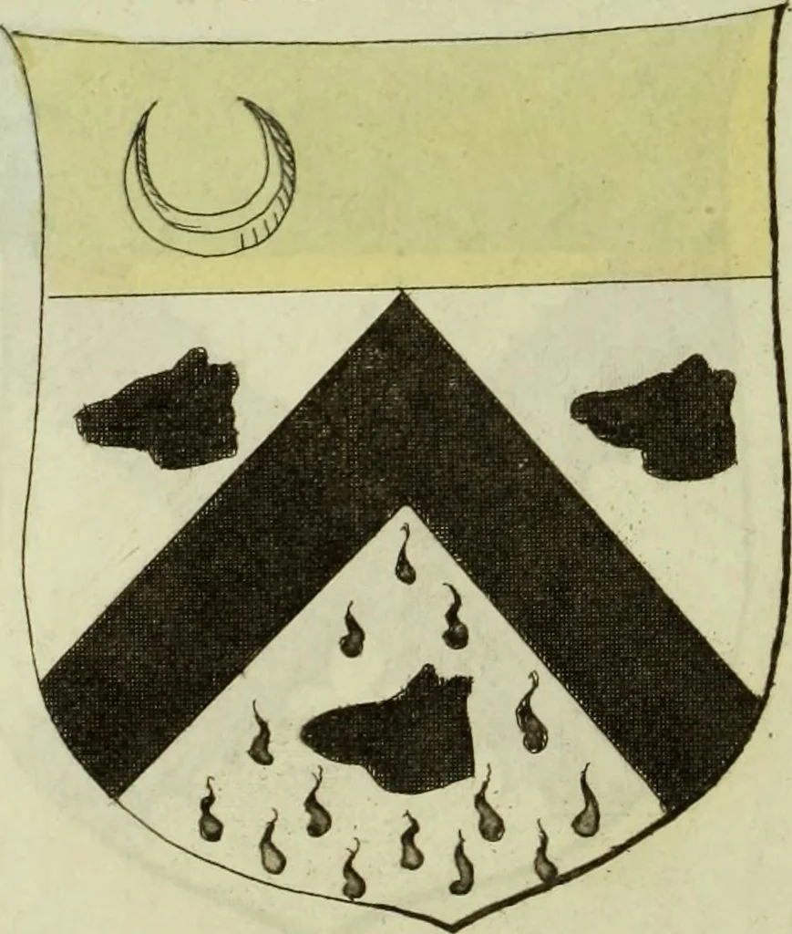 An illustration from Fac simile of an ancient heraldic manuscript, 1822, leaf 374