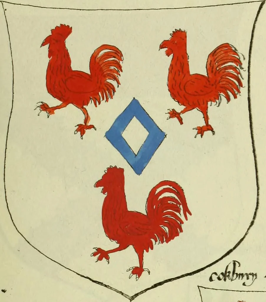 An illustration from Fac simile of an ancient heraldic manuscript, 1822, leaf 377