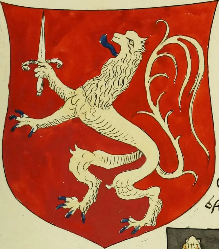 An illustration from Fac simile of an ancient heraldic manuscript, 1822, leaf 381