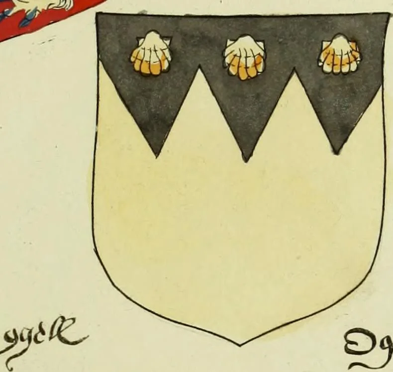 An illustration from Fac simile of an ancient heraldic manuscript, 1822, leaf 381