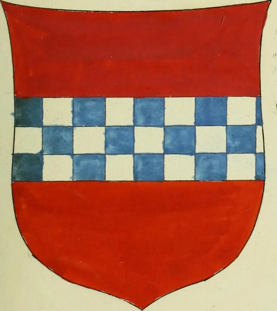 An illustration from Fac simile of an ancient heraldic manuscript, 1822, leaf 381