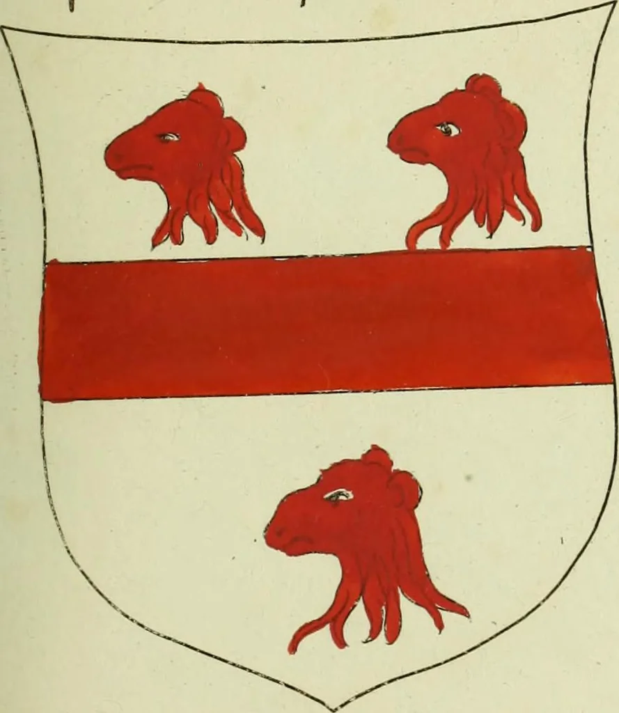 An illustration from Fac simile of an ancient heraldic manuscript, 1822, leaf 389