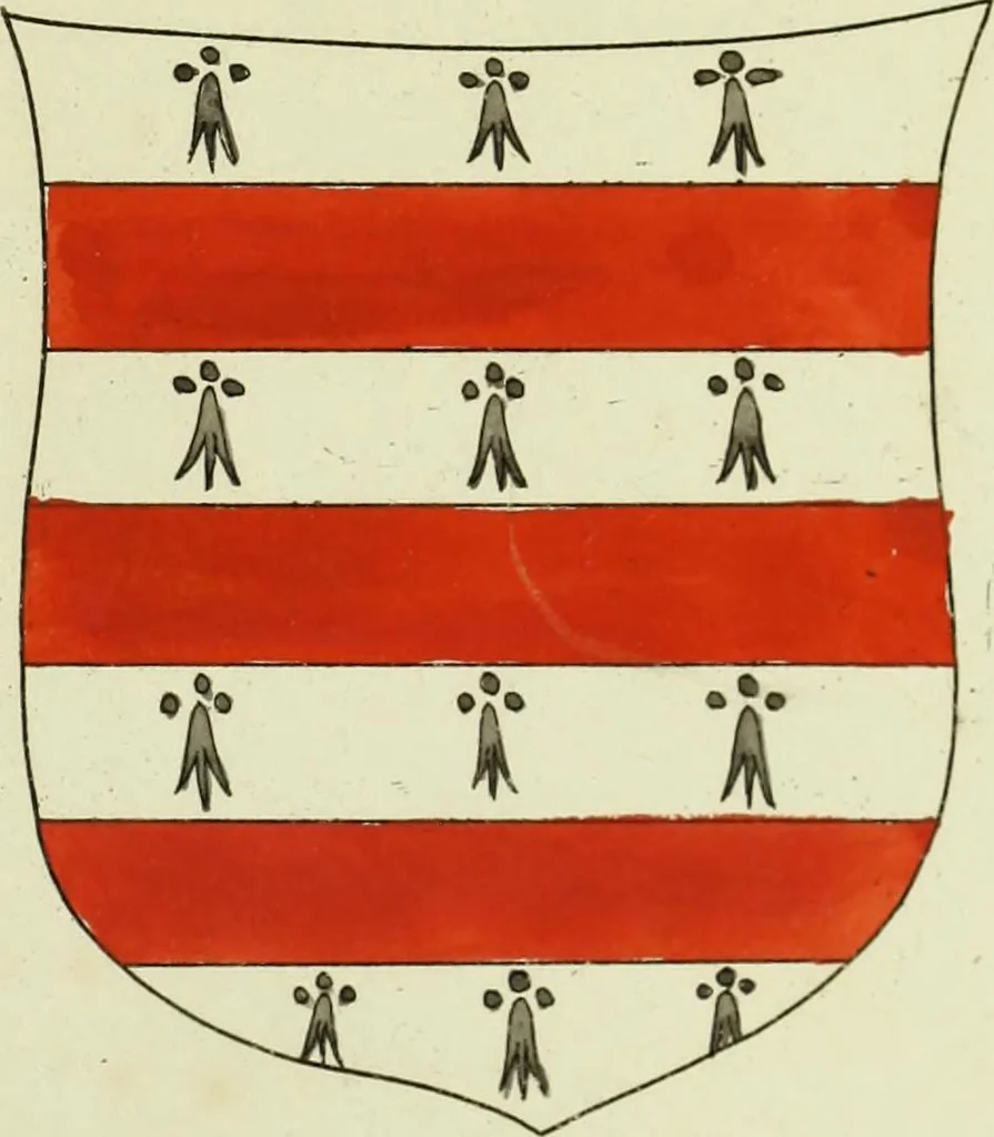 An illustration from Fac simile of an ancient heraldic manuscript, 1822, leaf 389