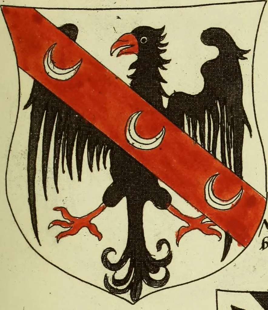 An illustration from Fac simile of an ancient heraldic manuscript, 1822, leaf 399