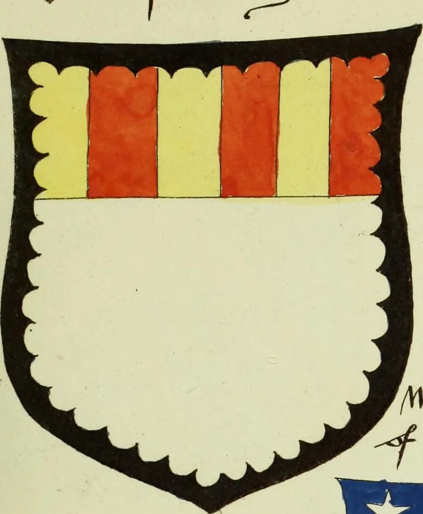 An illustration from Fac simile of an ancient heraldic manuscript, 1822, leaf 403