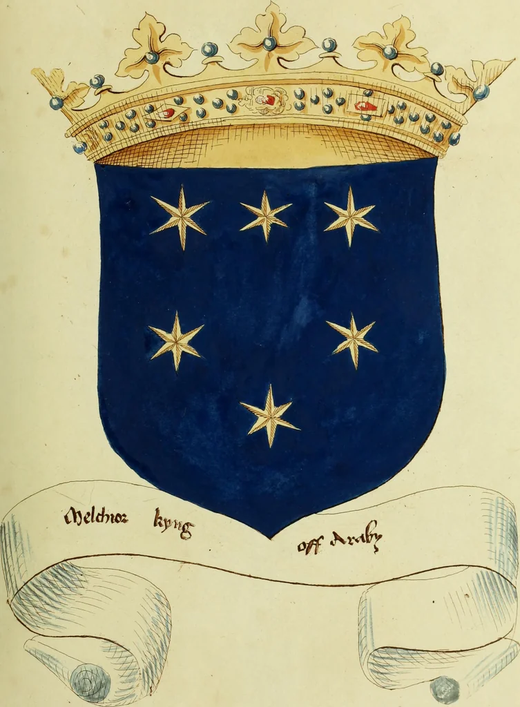 An illustration from Fac simile of an ancient heraldic manuscript, 1822, leaf 41
