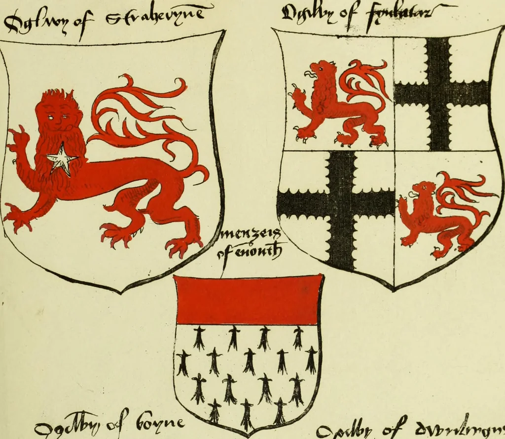 An illustration from Fac simile of an ancient heraldic manuscript, 1822, leaf 419