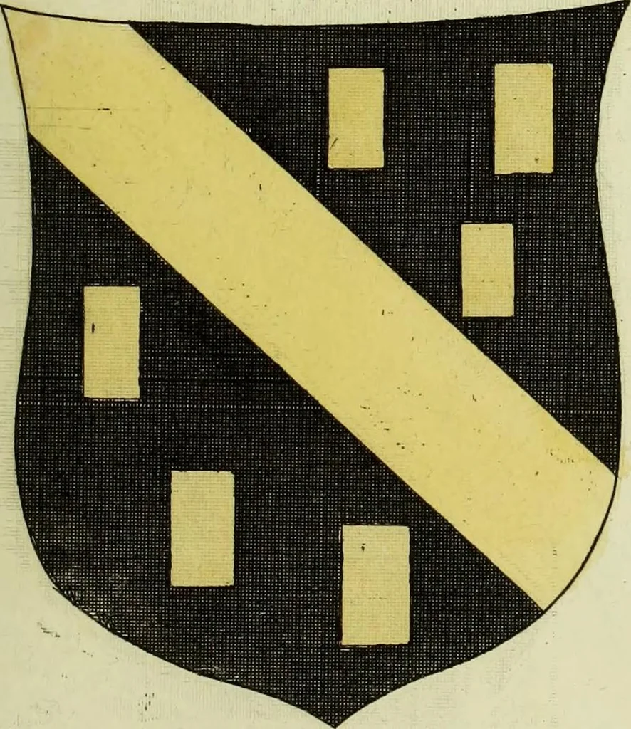 An illustration from Fac simile of an ancient heraldic manuscript, 1822, leaf 429