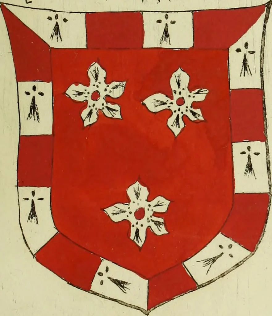 An illustration from Fac simile of an ancient heraldic manuscript, 1822, leaf 433