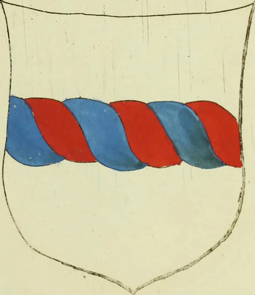 An illustration from Fac simile of an ancient heraldic manuscript, 1822, leaf 433